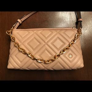 Authentic Tory Burch Fleming Chain Crossbody Bag